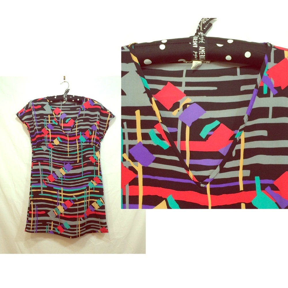 Abstract print tunic/dress - Silence + Noise